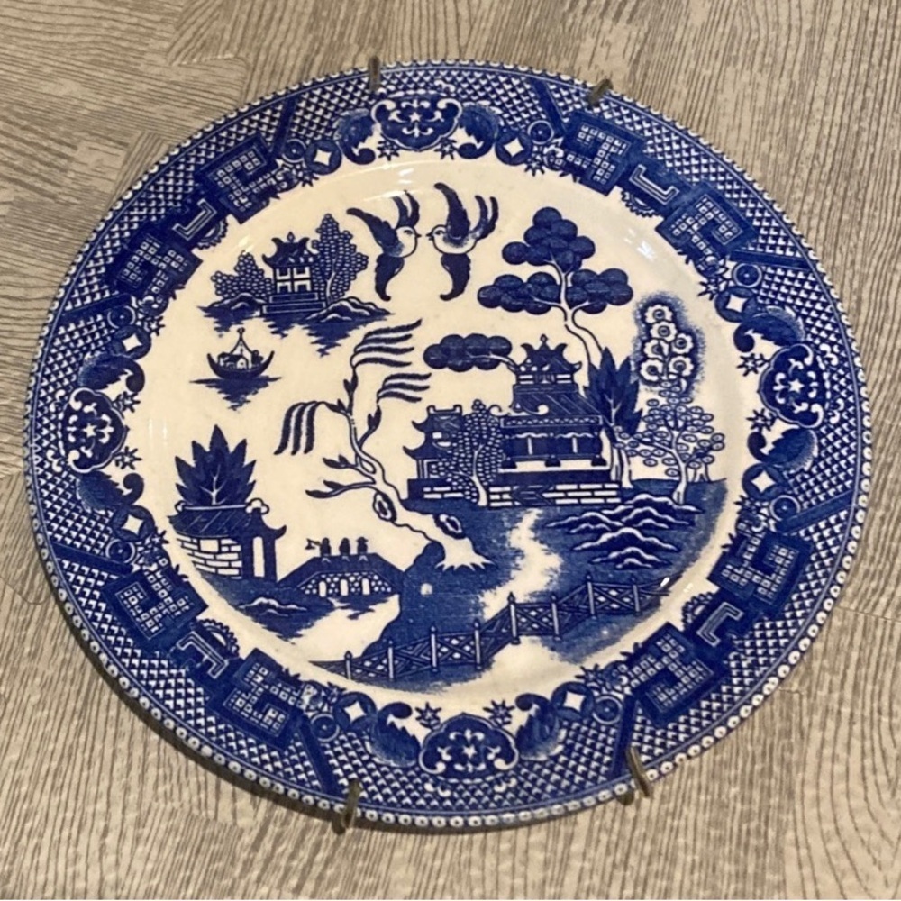 Vintage Blue Willow 6.5" Bread/Desert Plate MADE IN JAPAN